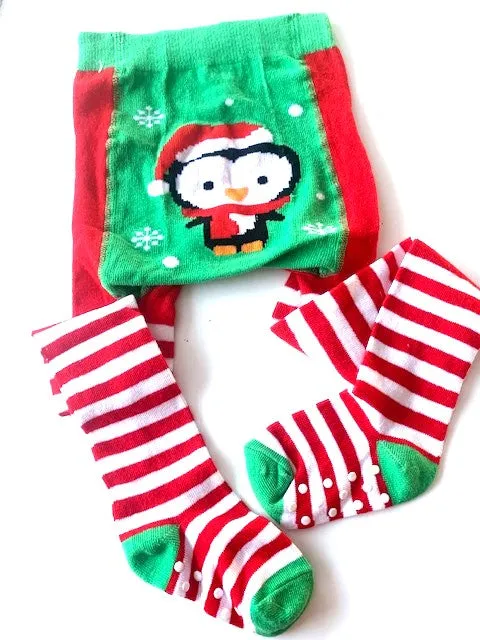 Santa Tights Red