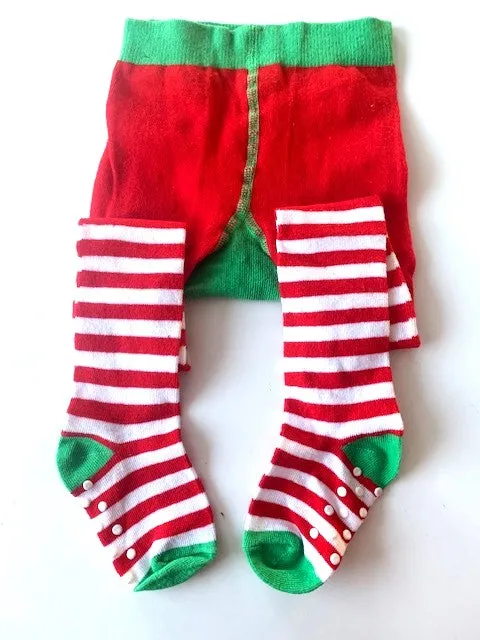 Santa Tights Red