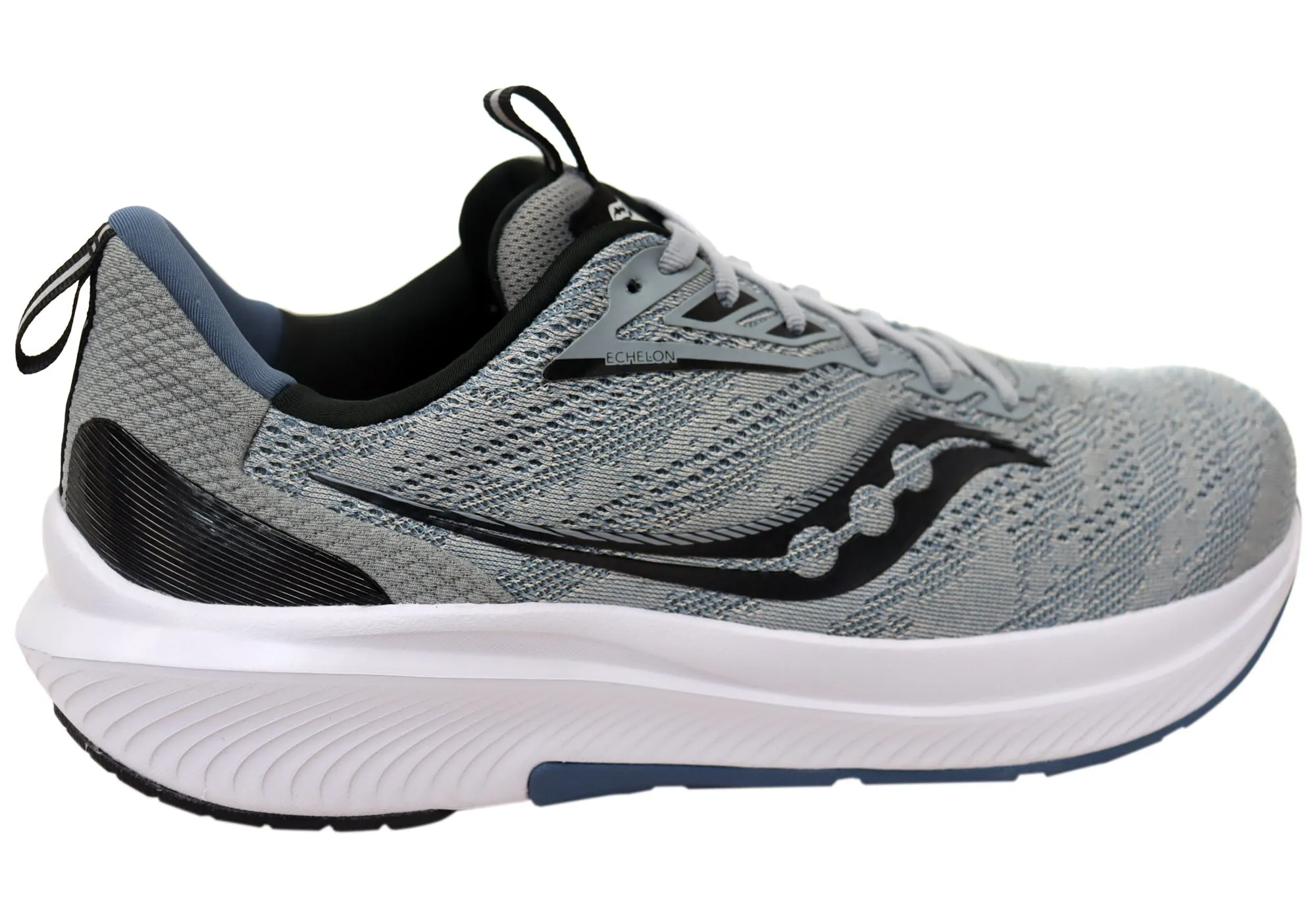 Saucony Mens Echelon 9 Wide Fit Comfortable Athletic Shoes