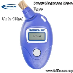 Schwalbe Presta/Schrader Airmax Pro Digital Air Pressure Gauge 160psi