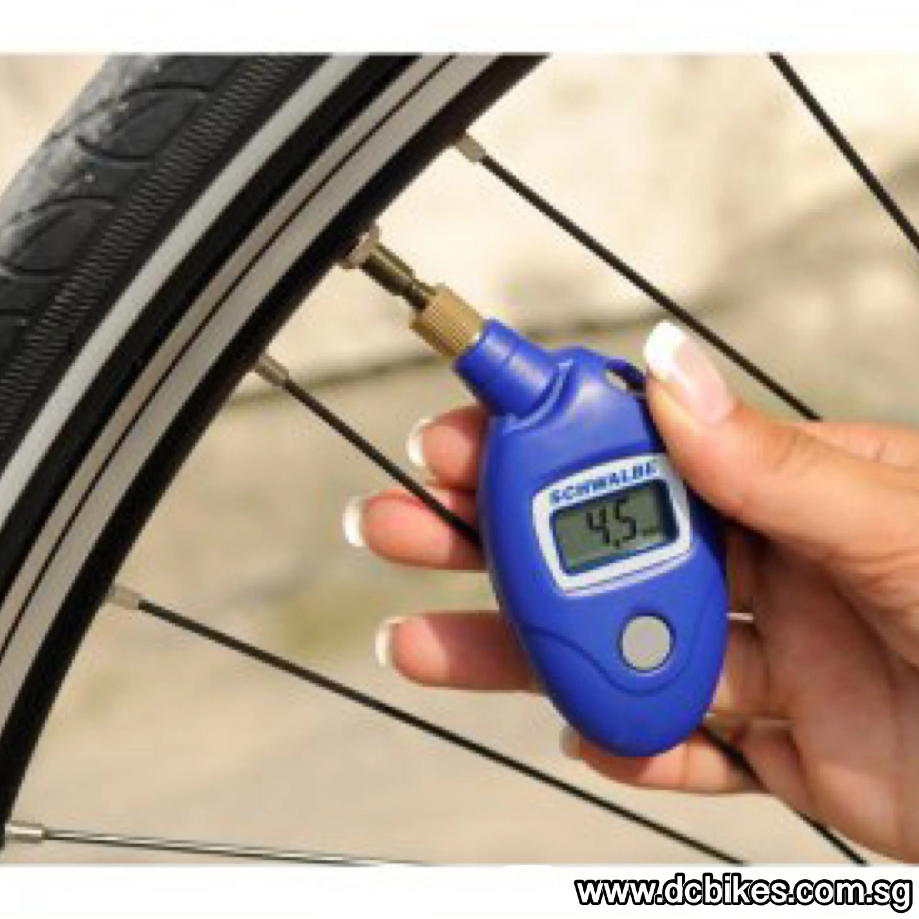 Schwalbe Presta/Schrader Airmax Pro Digital Air Pressure Gauge 160psi