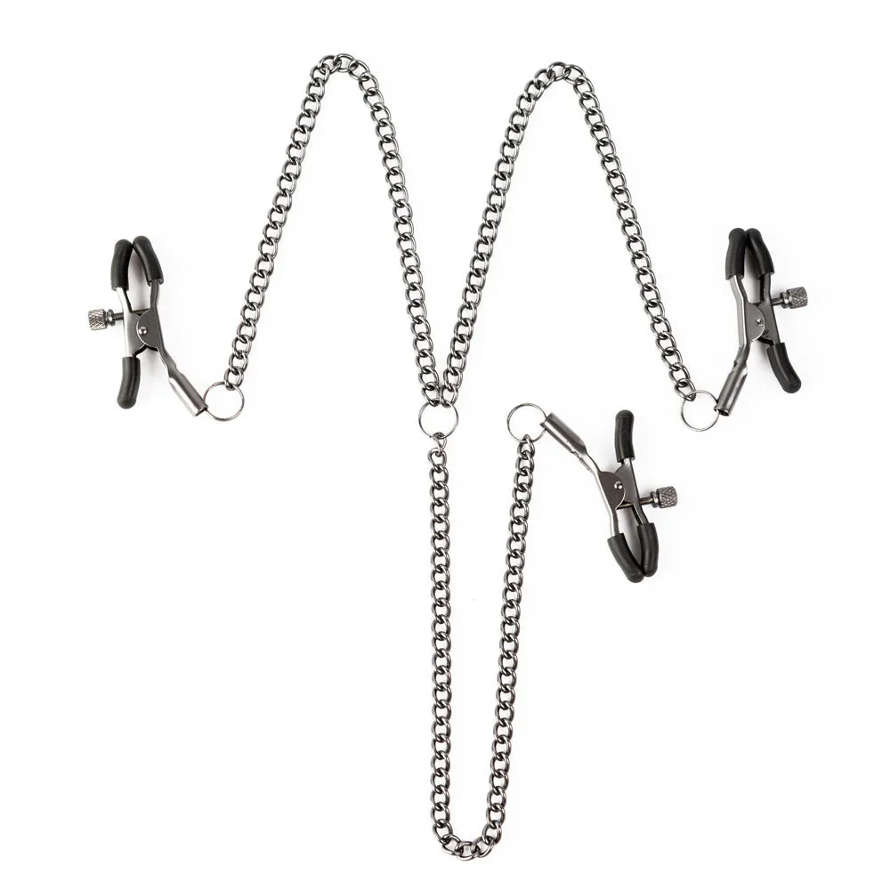 SEI MIO Triple Tease Nipple/Clit Clamps