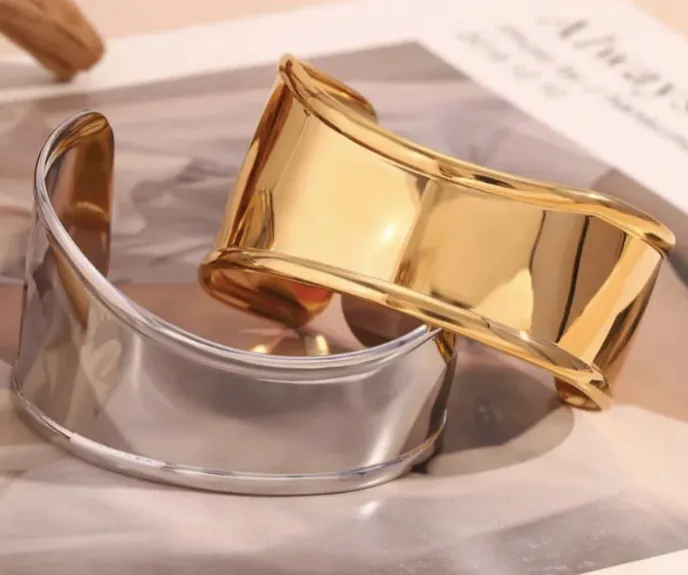 Silver Wave Cuff