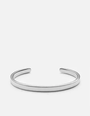Singular Cuff, Polished Silver