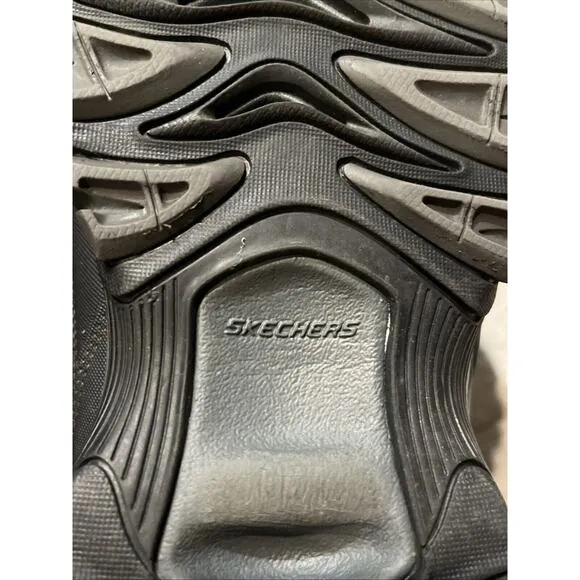 Skechers Cankton Steel Toe Construction Shoe Black Men 12 Wide 4E 77055W Sneaker