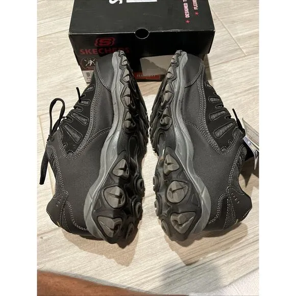 Skechers Cankton Steel Toe Construction Shoe Black Men 12 Wide 4E 77055W Sneaker