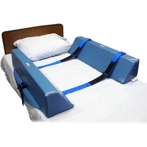 Skil-Care™ Double Bolster Roll-Control System, Foam, 34 in. L x 8 in. W x 7 in. H, Blue