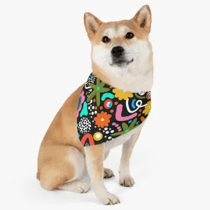 Smiley Pet Bandana Collar by Shelbi Nicole