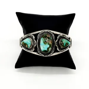 Sonoran Gold Turquoise Silver Sterling Cuff