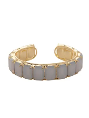 Sorrelli Julianna Emerald Cut Cuff Bracelet - Sage Green