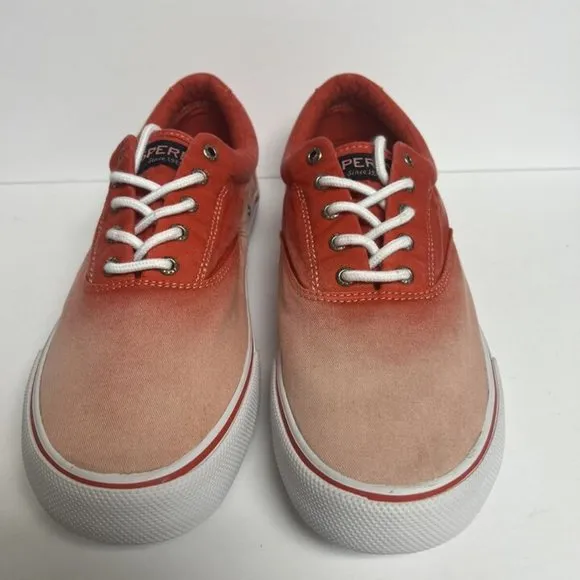 Sperry Men's Striper Cvo Ombre Red Sneaker, Size 13 M