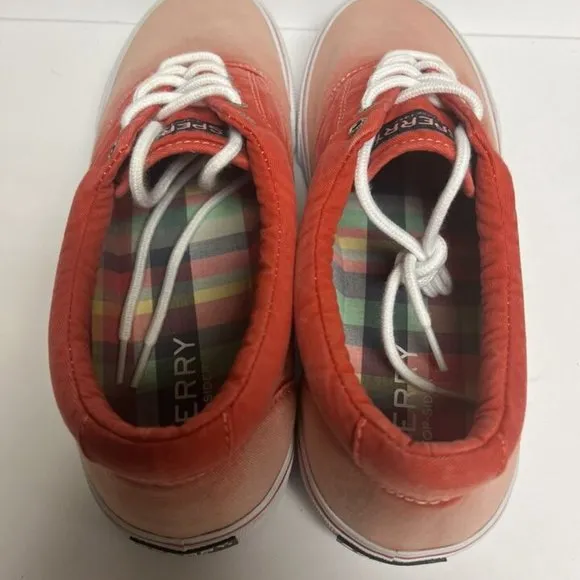 Sperry Men's Striper Cvo Ombre Red Sneaker, Size 13 M