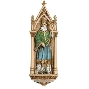 St. Patrick Holy Water Font 7 3/4" No box.