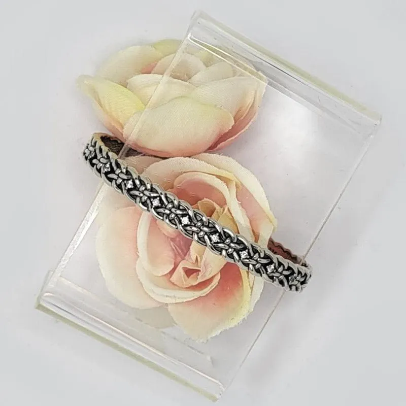 Sterling Silver Celtic Knot Cuff Bangle SB2118