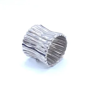Sterling Silver Rain Cuff with iolite
