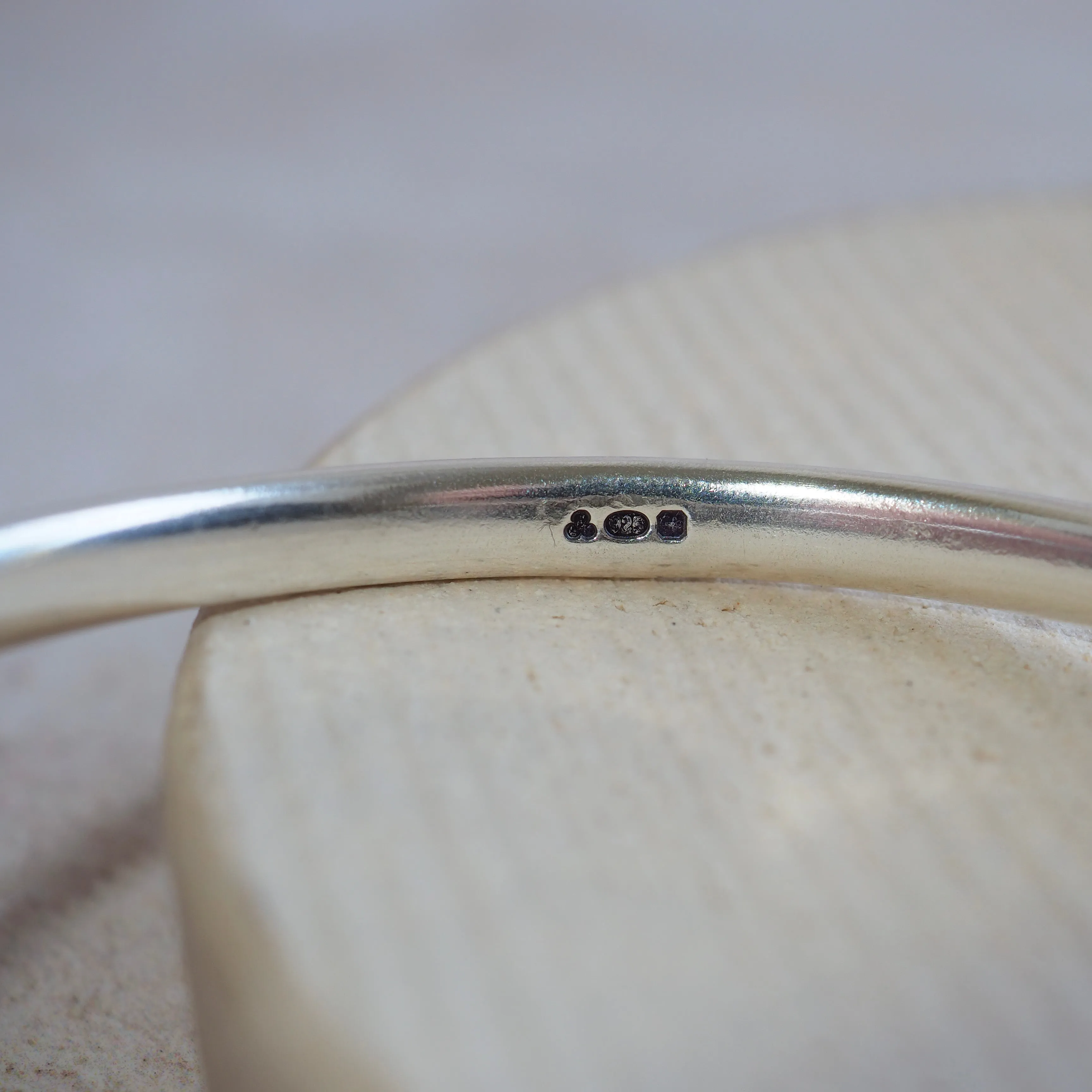 Sterling Silver Starry Night Print Cuff