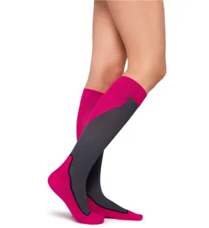 Stocking Knee Closed Toe JOBST® Sport Socks 20-30mmg Compression Pair Pink