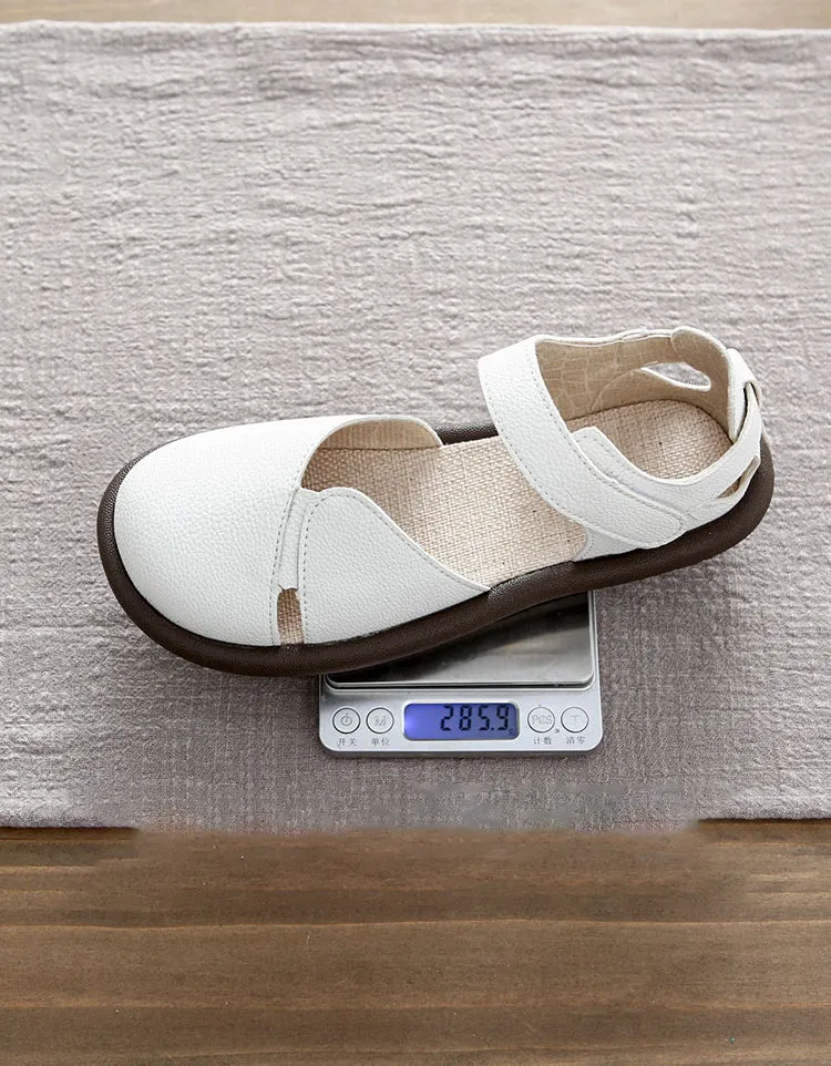 Summer Ankle Strao Close Toe Wide Toe Box Sandals