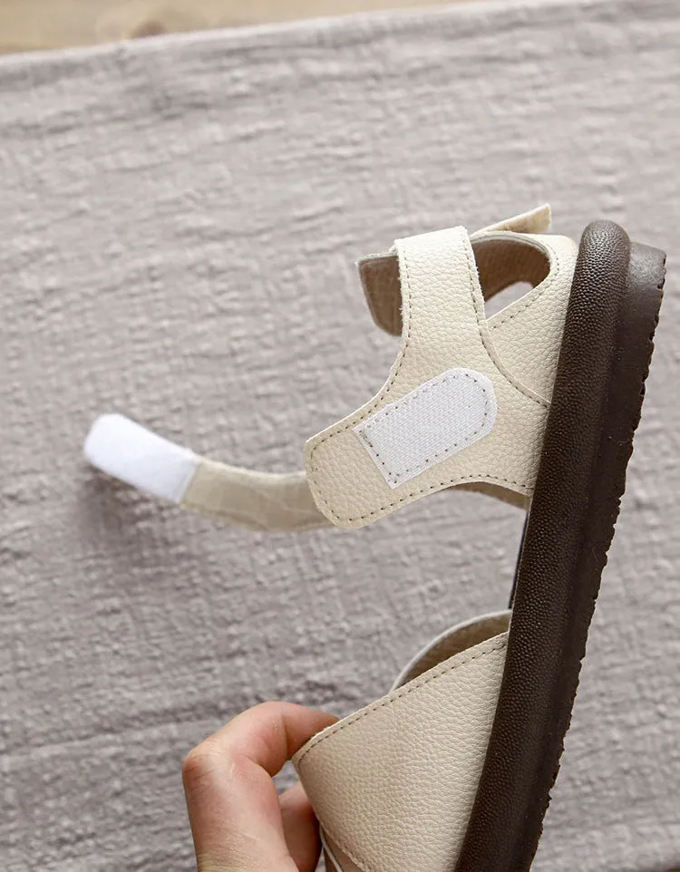 Summer Ankle Strao Close Toe Wide Toe Box Sandals
