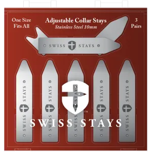 Swiss Stays - Adjustable Collar Stays