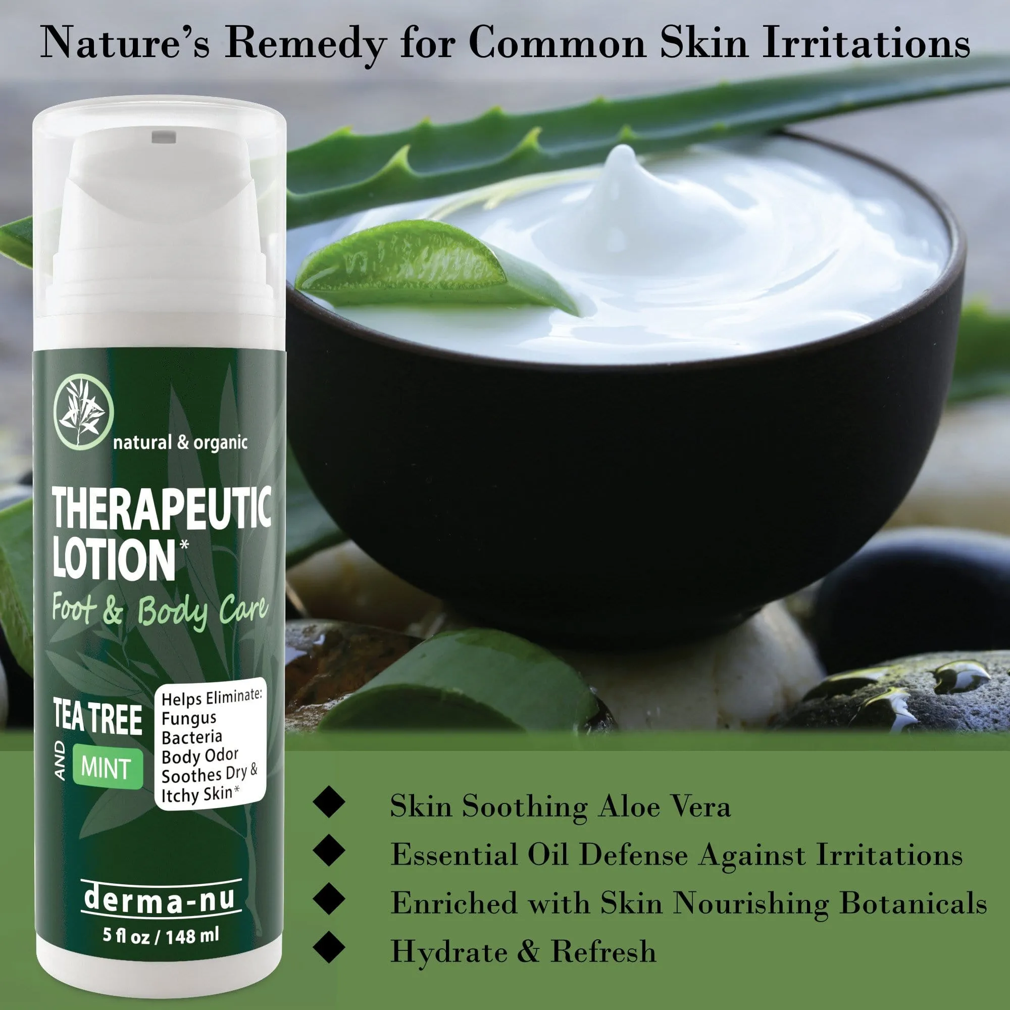 Tea Tree & Mint Therapeutic Lotion