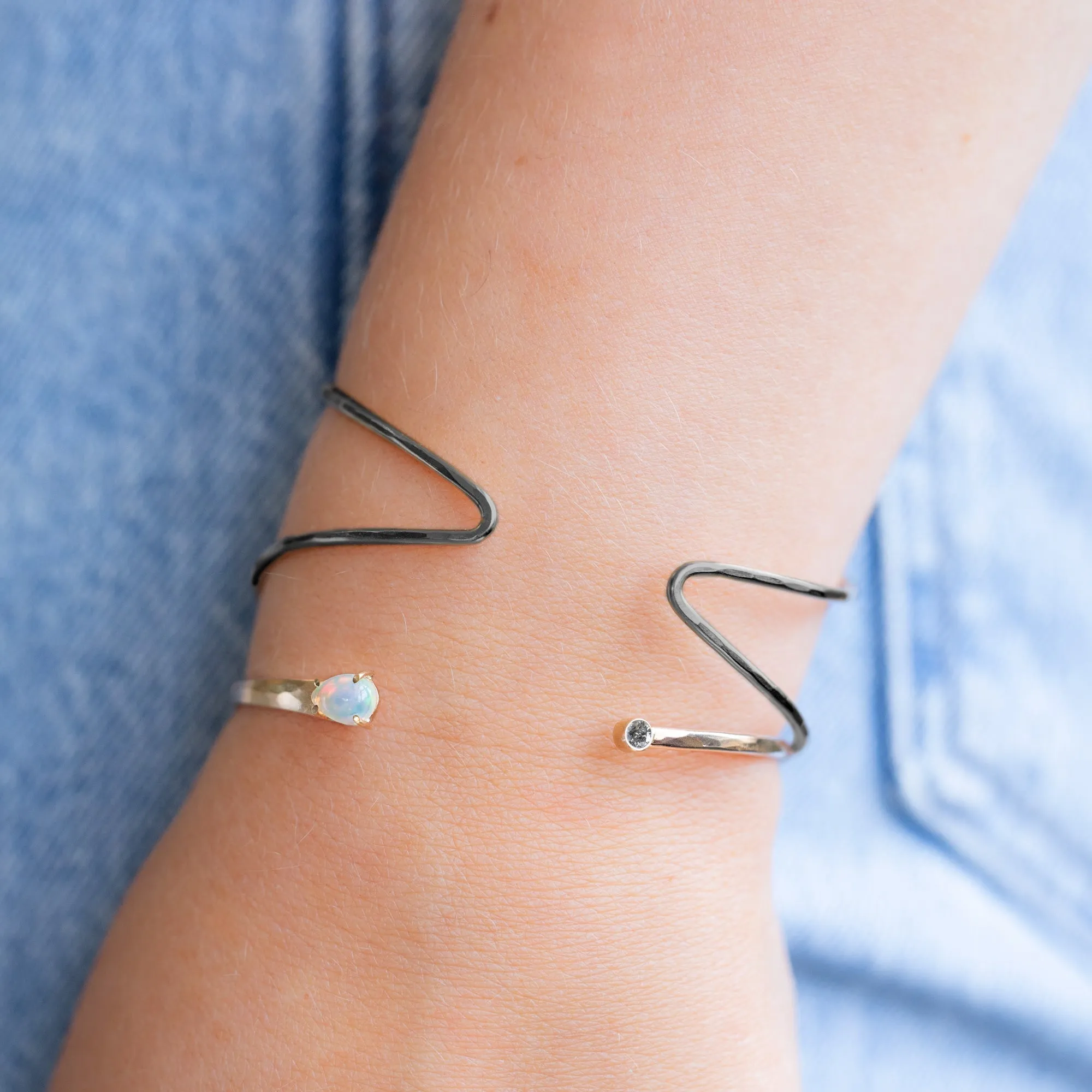 The Arrow Cuff Bracelet | Sterling Silver