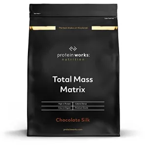 THE PROTEIN WORKS Total Mass Matrix | Mass Gainer | Calorie Dense Weight Gainer | Protein Powder | Chocolate Silk | 2 Kg