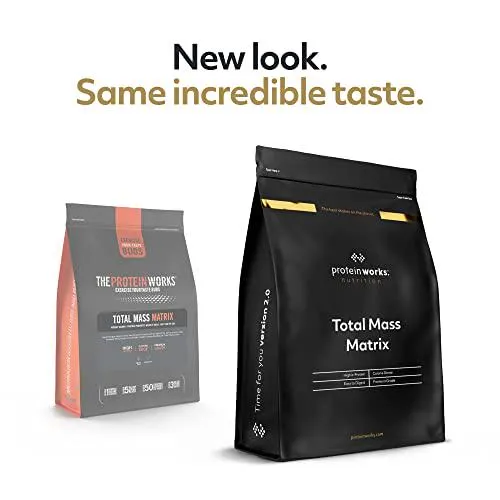 THE PROTEIN WORKS Total Mass Matrix | Mass Gainer | Calorie Dense Weight Gainer | Protein Powder | Chocolate Silk | 2 Kg