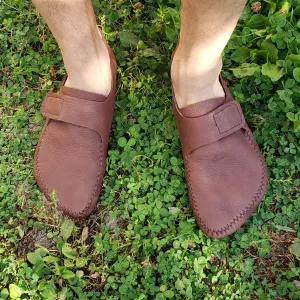 The "Runners" Moccasins with Velcro / Custom-Made Barefoot Shoes