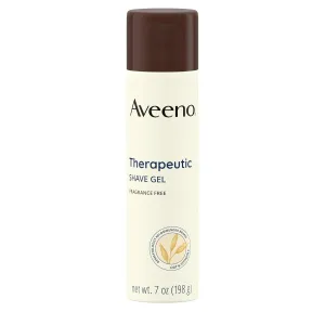 Therapeutic Shave Gel with Oat and Vitamin E to Help Prevent Razor Bumps, Soothes Dry Skin and Provides a Close, Smooth Shave with Less Irritation, Fragrance-Free, 7 Oz