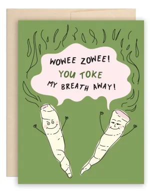Toke Breath Away Card