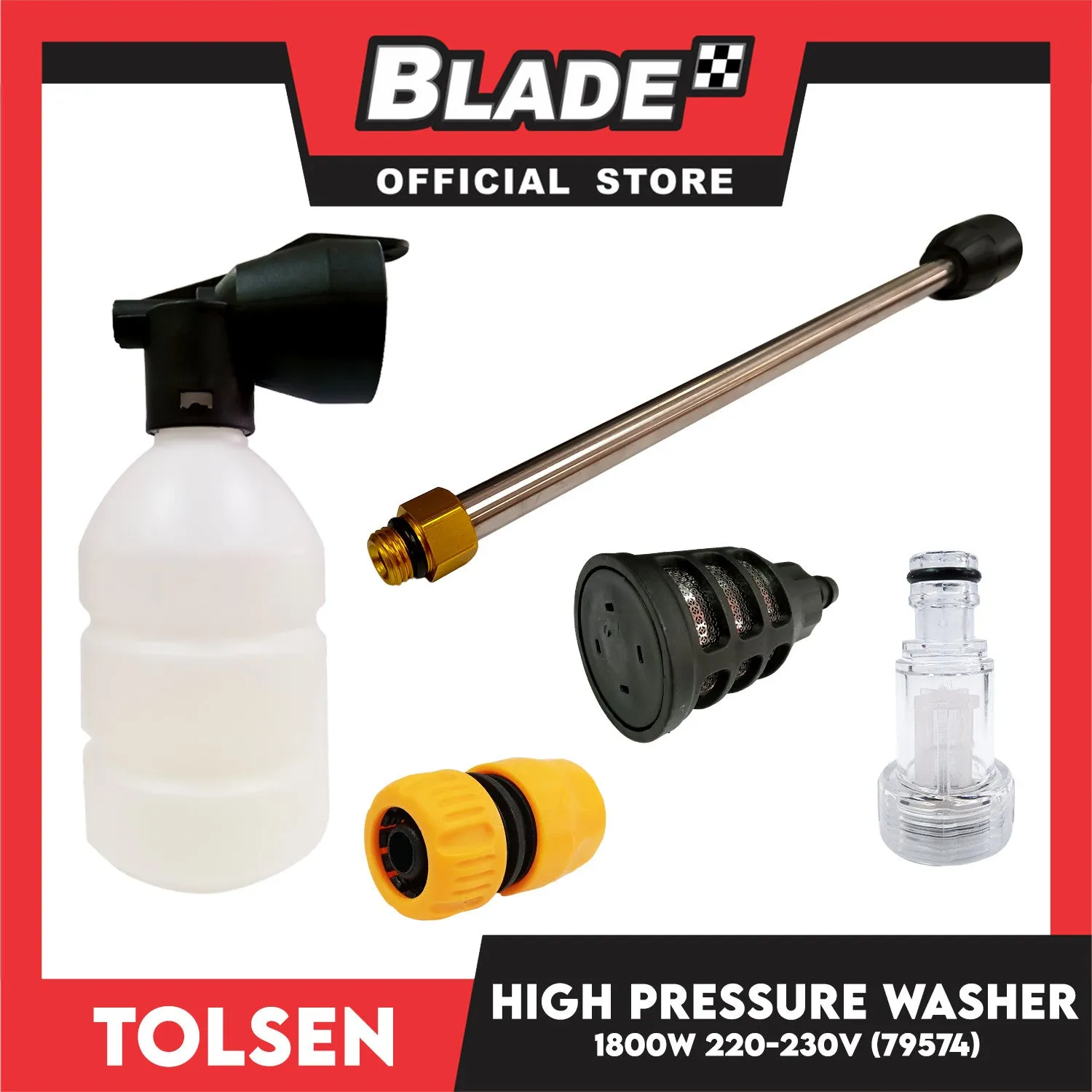 Tolsen Industrial High Pressure Washer FX Force Xpress 79574 1800W