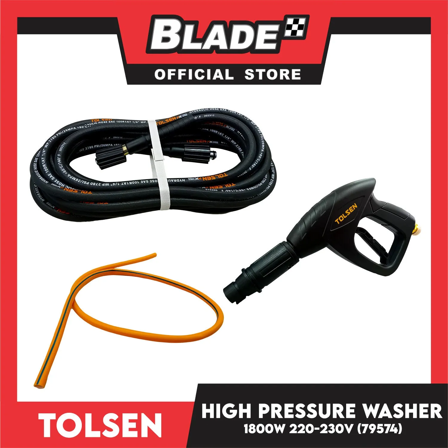 Tolsen Industrial High Pressure Washer FX Force Xpress 79574 1800W