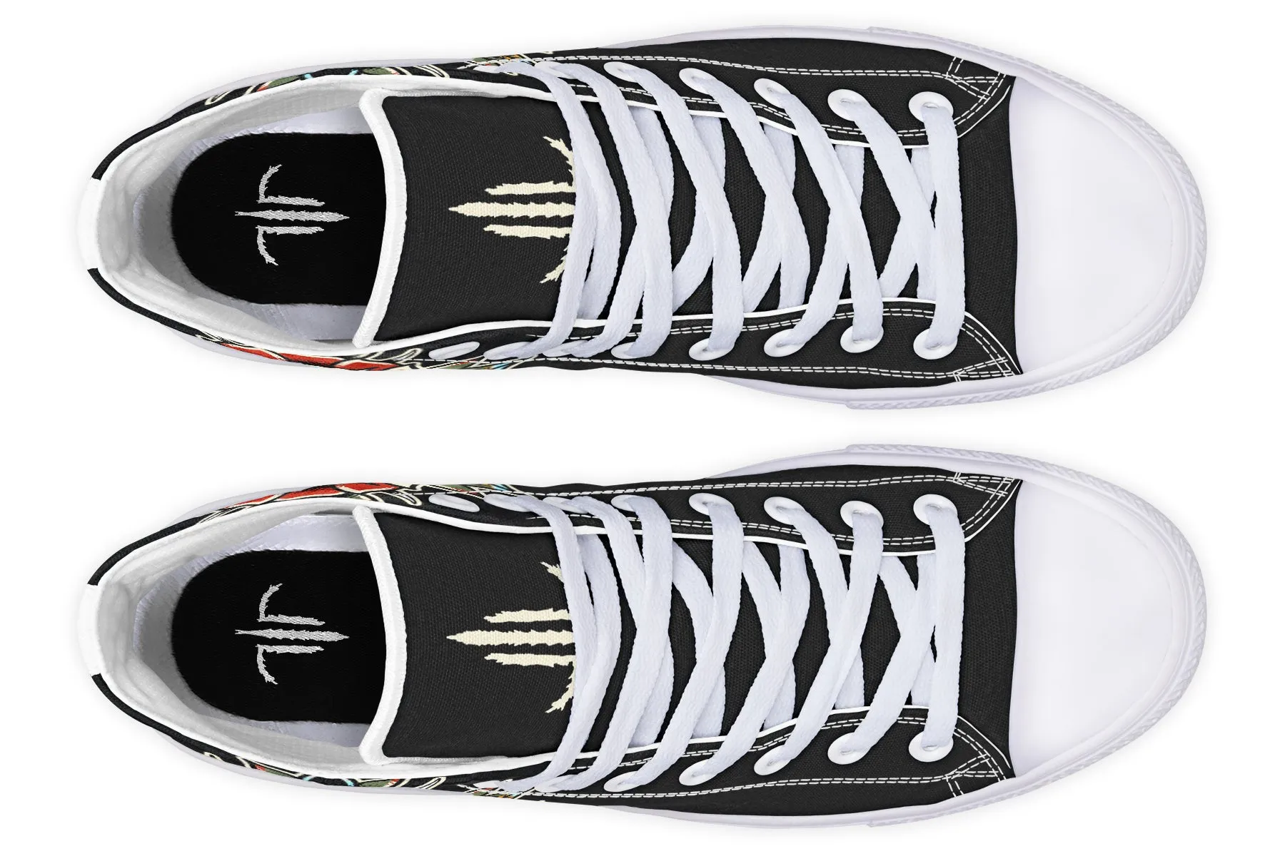 Traditional Rose High Tops