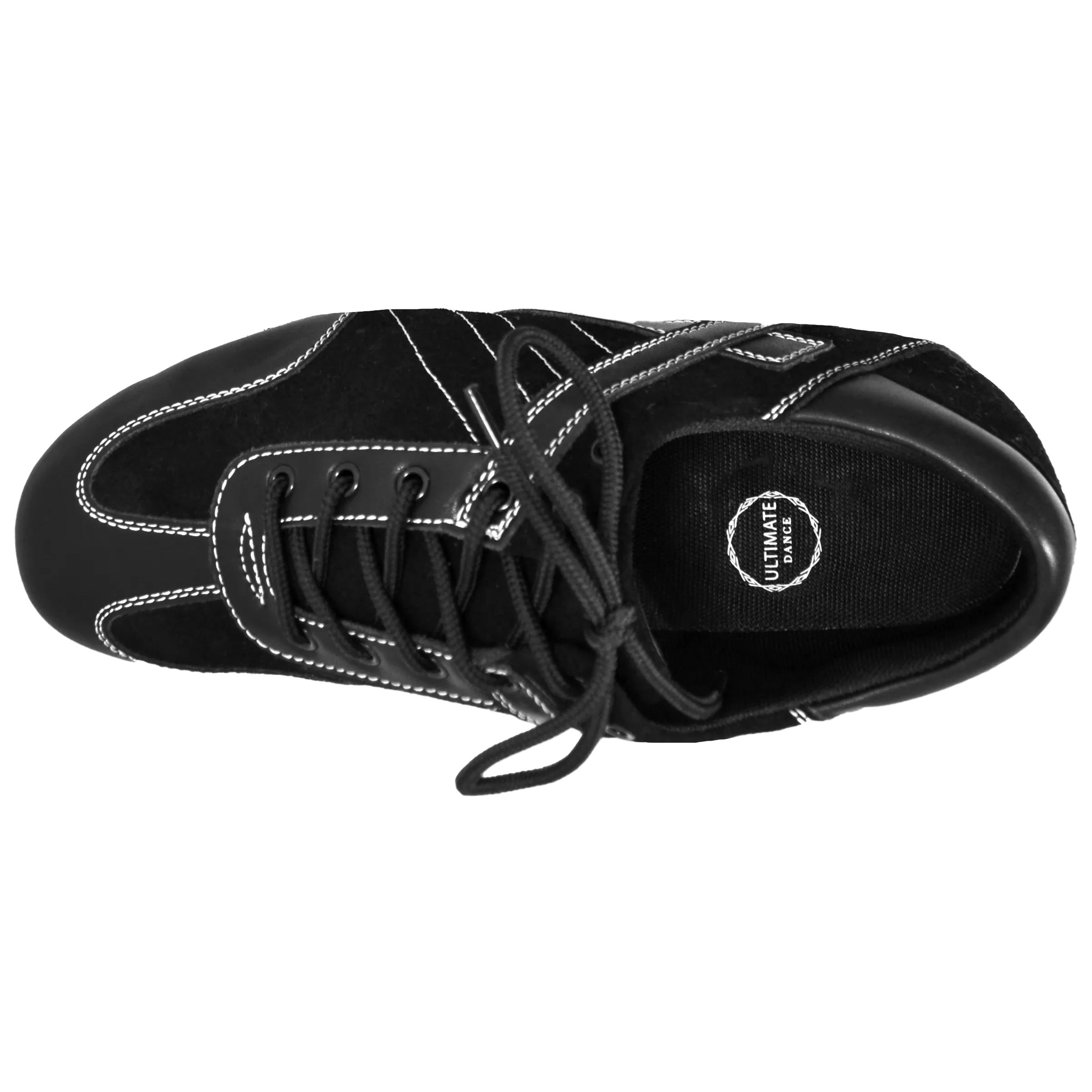 Ultimate Hybrid Dance Shoe (Unisex) - Black / White Stitch