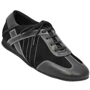 Ultimate Hybrid Dance Shoe (Unisex) - Black / White Stitch