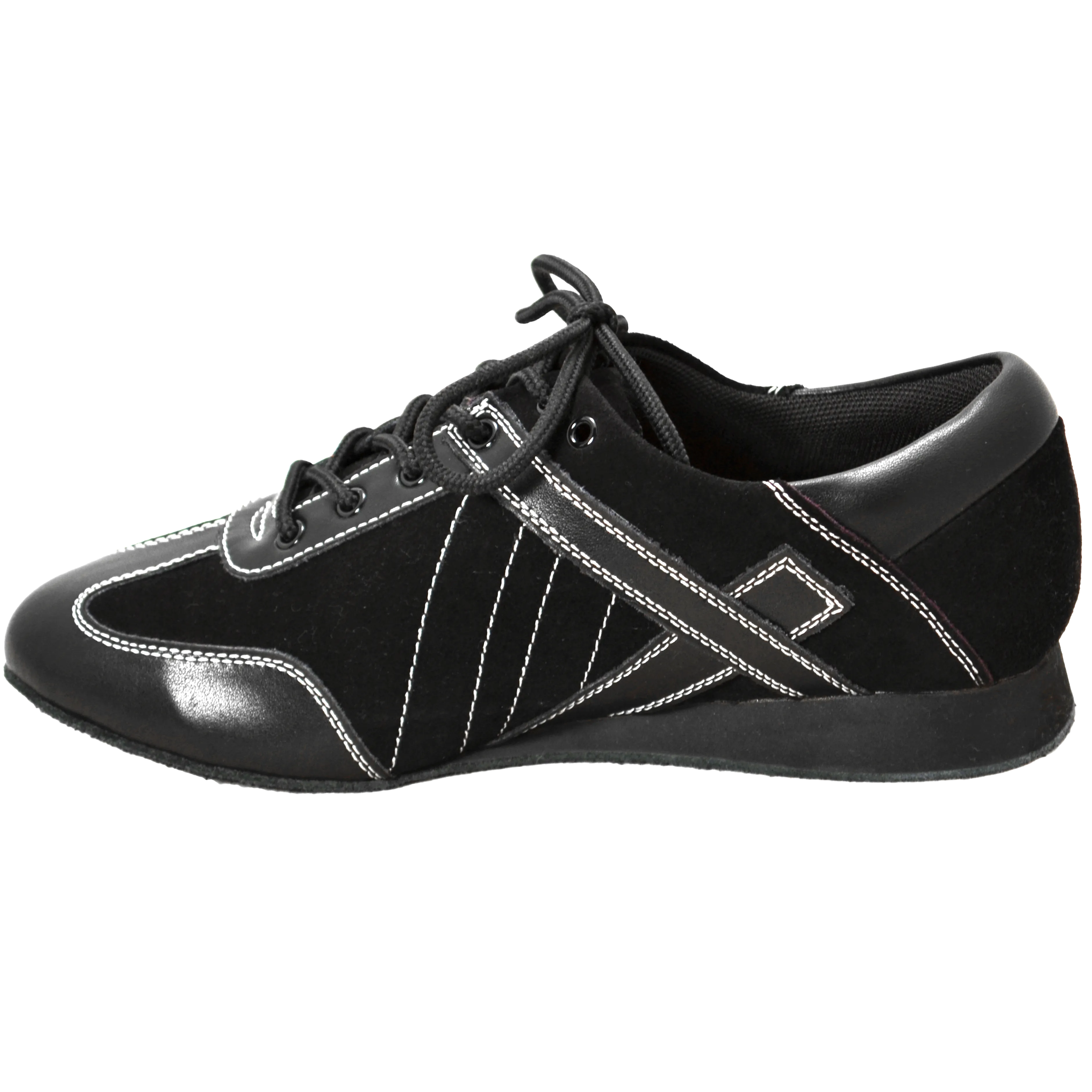 Ultimate Hybrid Dance Shoe (Unisex) - Black / White Stitch