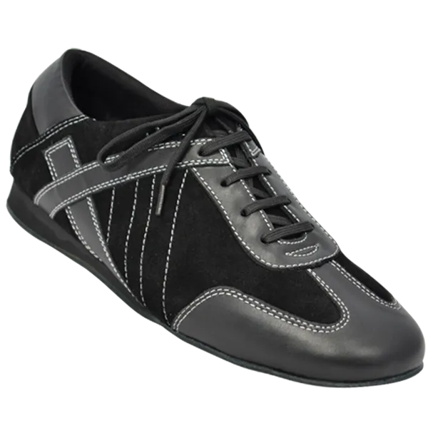 Ultimate Hybrid Dance Shoe (Unisex) - Black / White Stitch