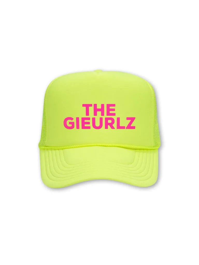 *ULTRA NEW* THE GIEURLZ TRUCKER IN NEON VODKA LEMONADE YELLOW