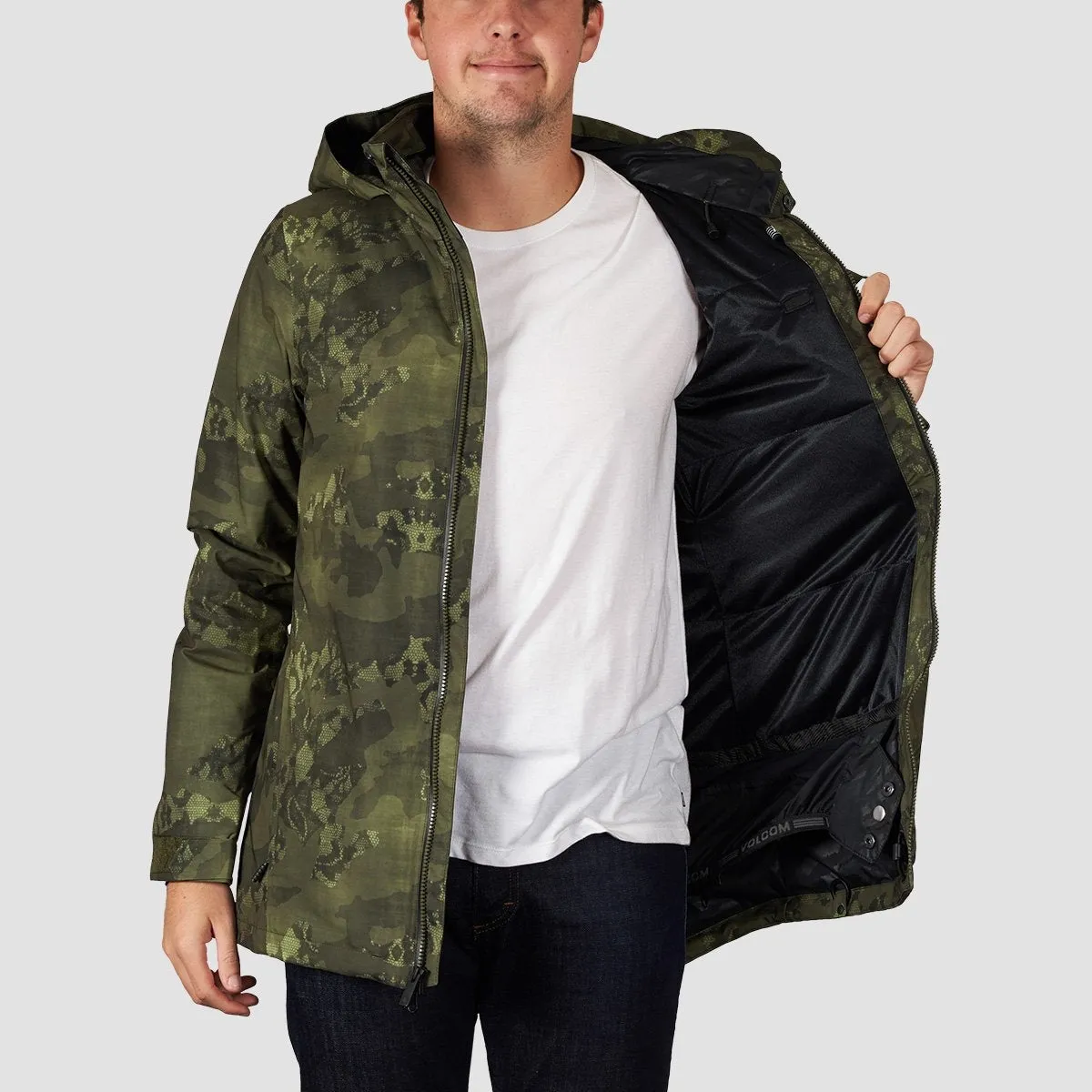 Volcom 3D Stretch Gore-Tex Snow Jacket Camouflage