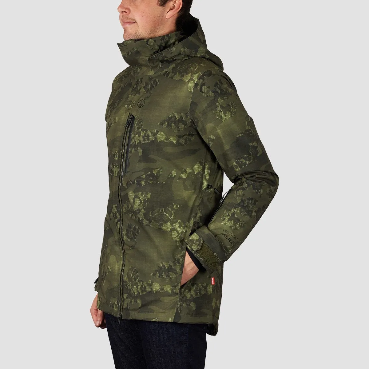 Volcom 3D Stretch Gore-Tex Snow Jacket Camouflage