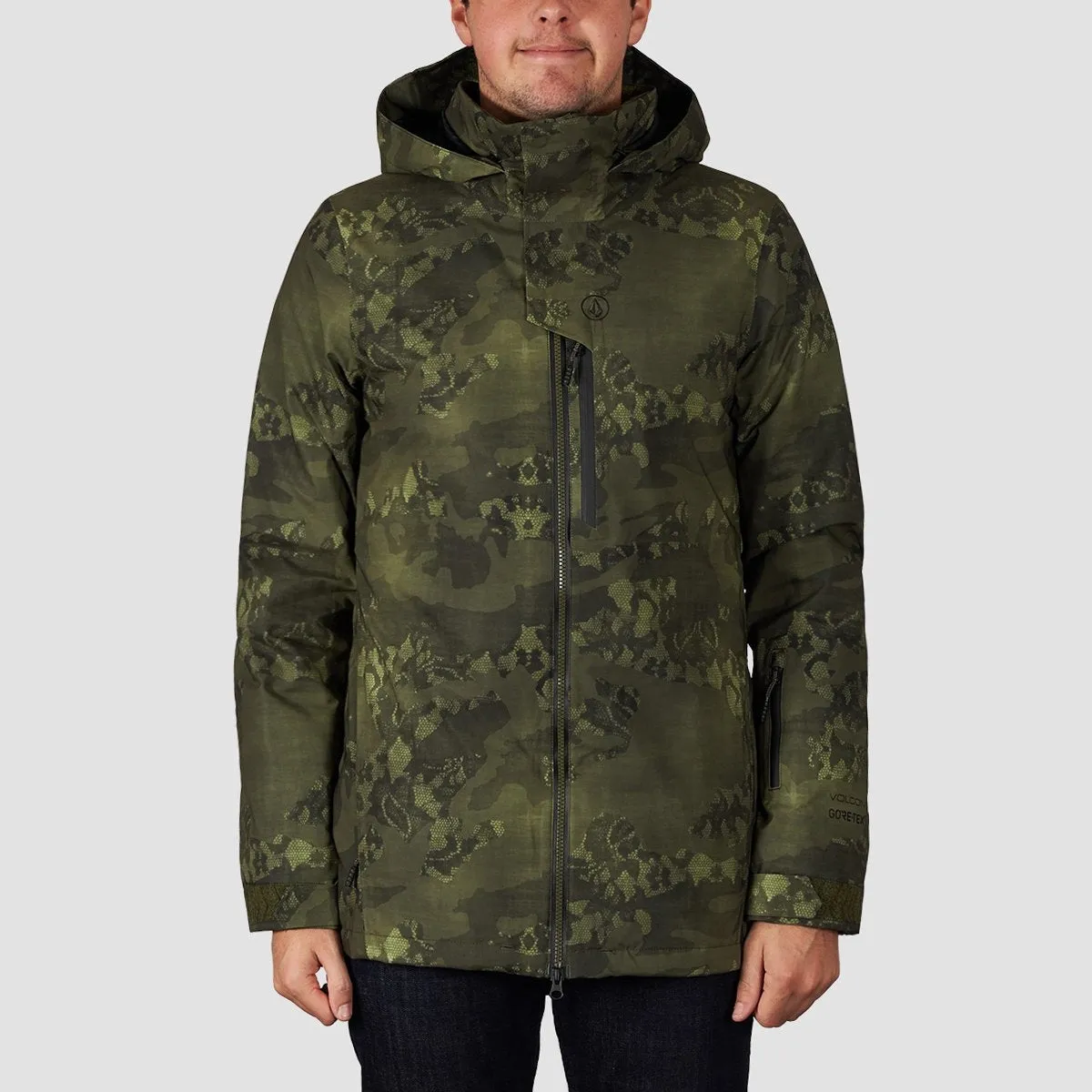 Volcom 3D Stretch Gore-Tex Snow Jacket Camouflage