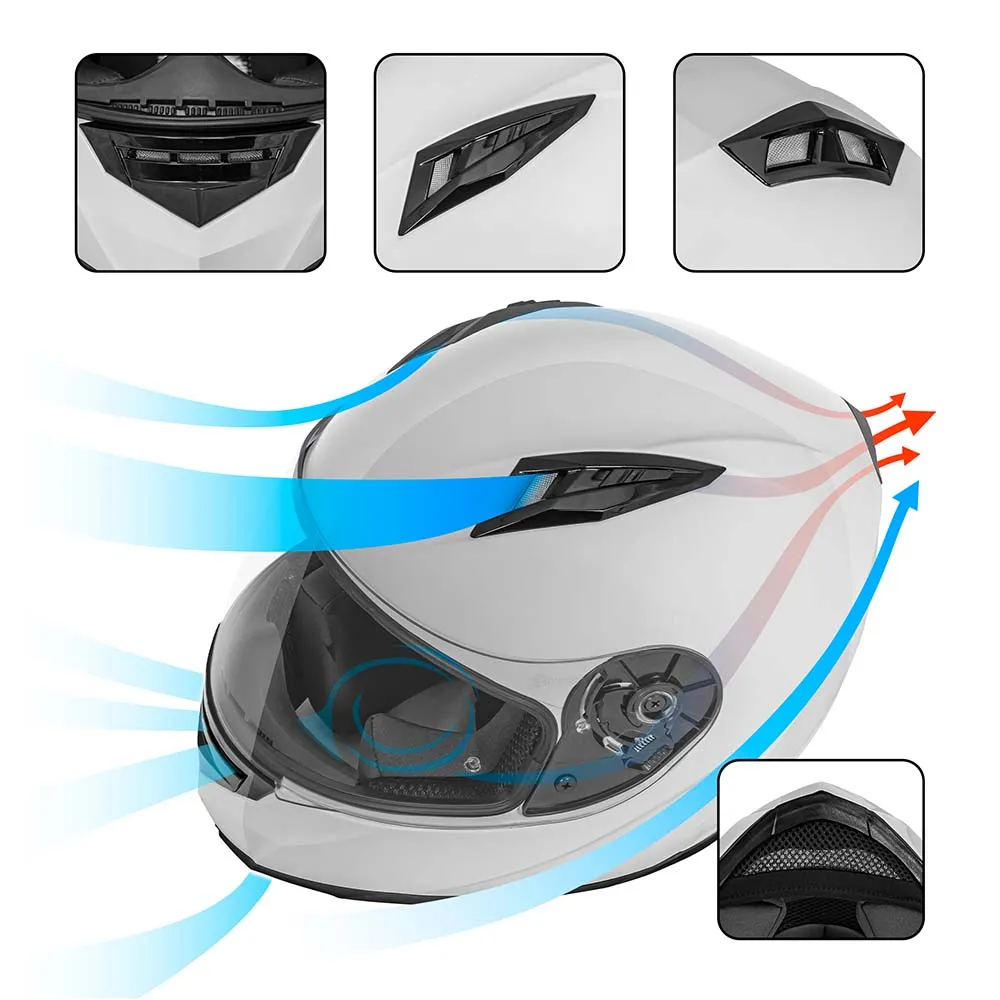 VX Full Face White / Gloss