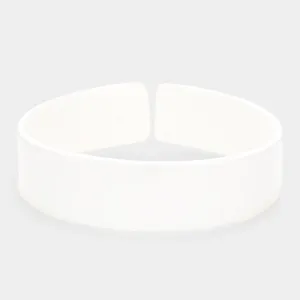 White Adjustable Fun Fashion Bracelet | Outfit of Choice Jewelry | 561377