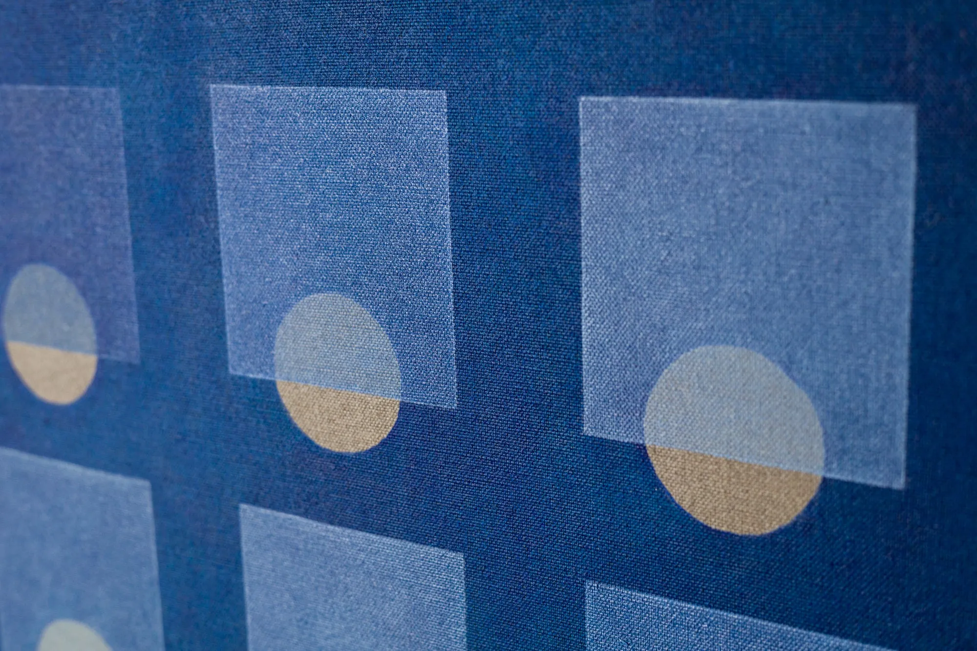 Winter Grid in French Ultramarine 4