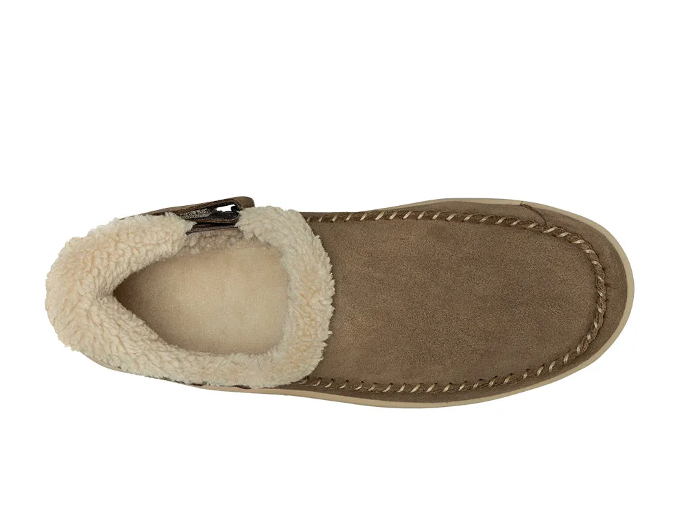 Womens Hands-Free Lorin Light Brown House Shoes