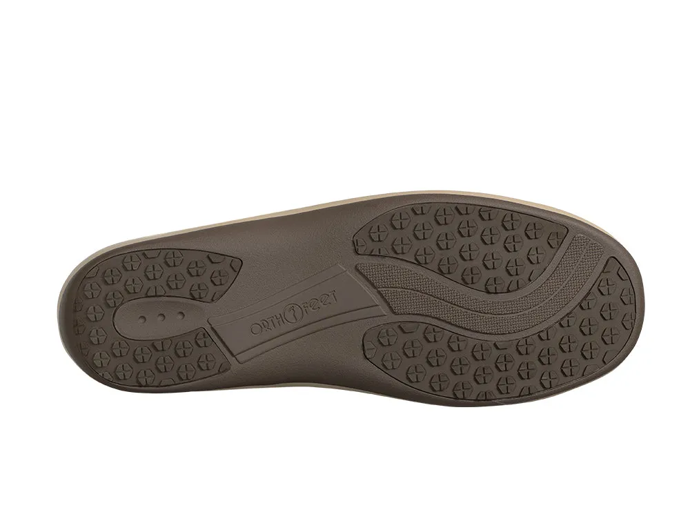 Womens Hands-Free Lorin Light Brown House Shoes