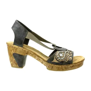 Women's Rieker 69704-45 Roberta 04 Grey Leather