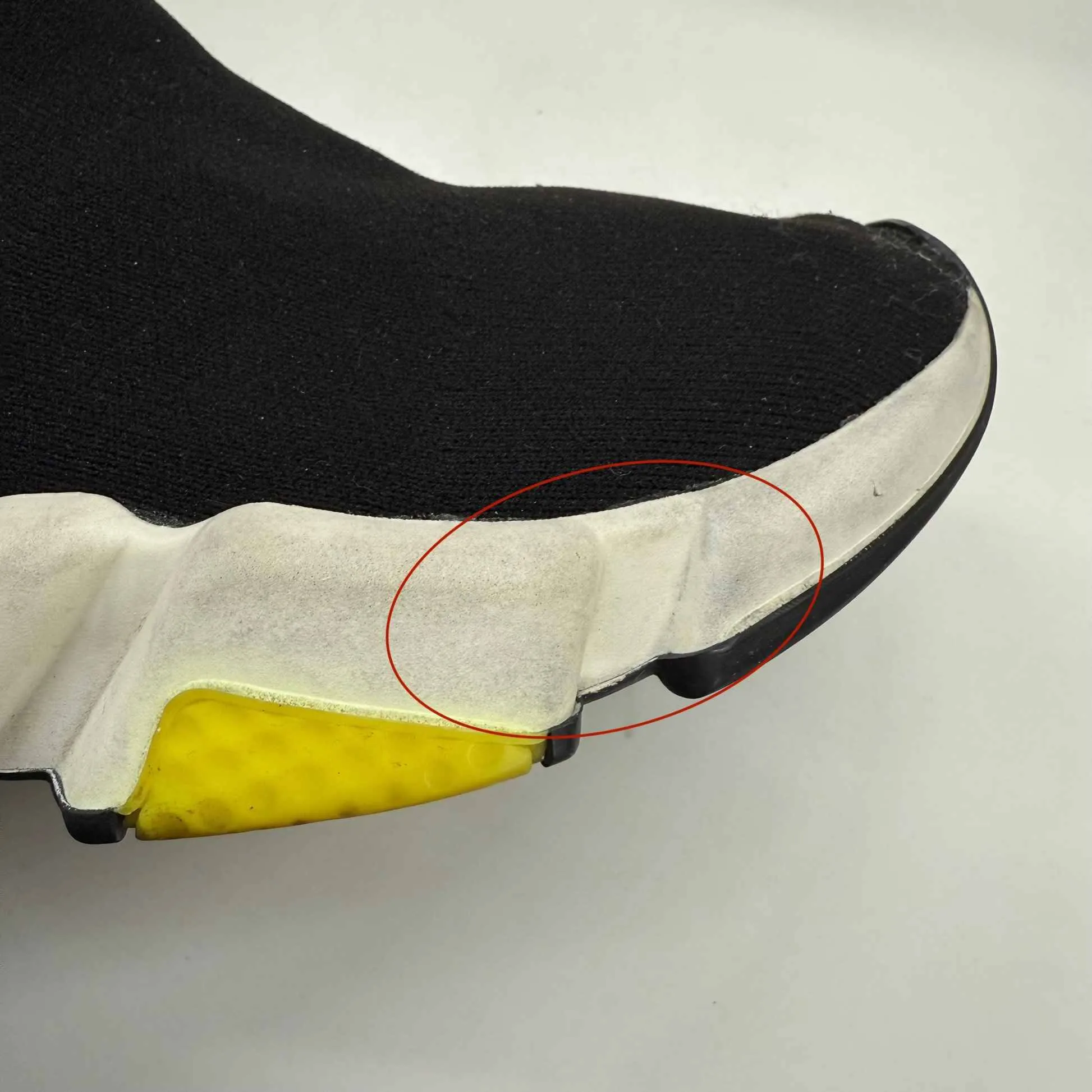 Women's Speed Sock High Trainers Black Size EU 35 / UK 2