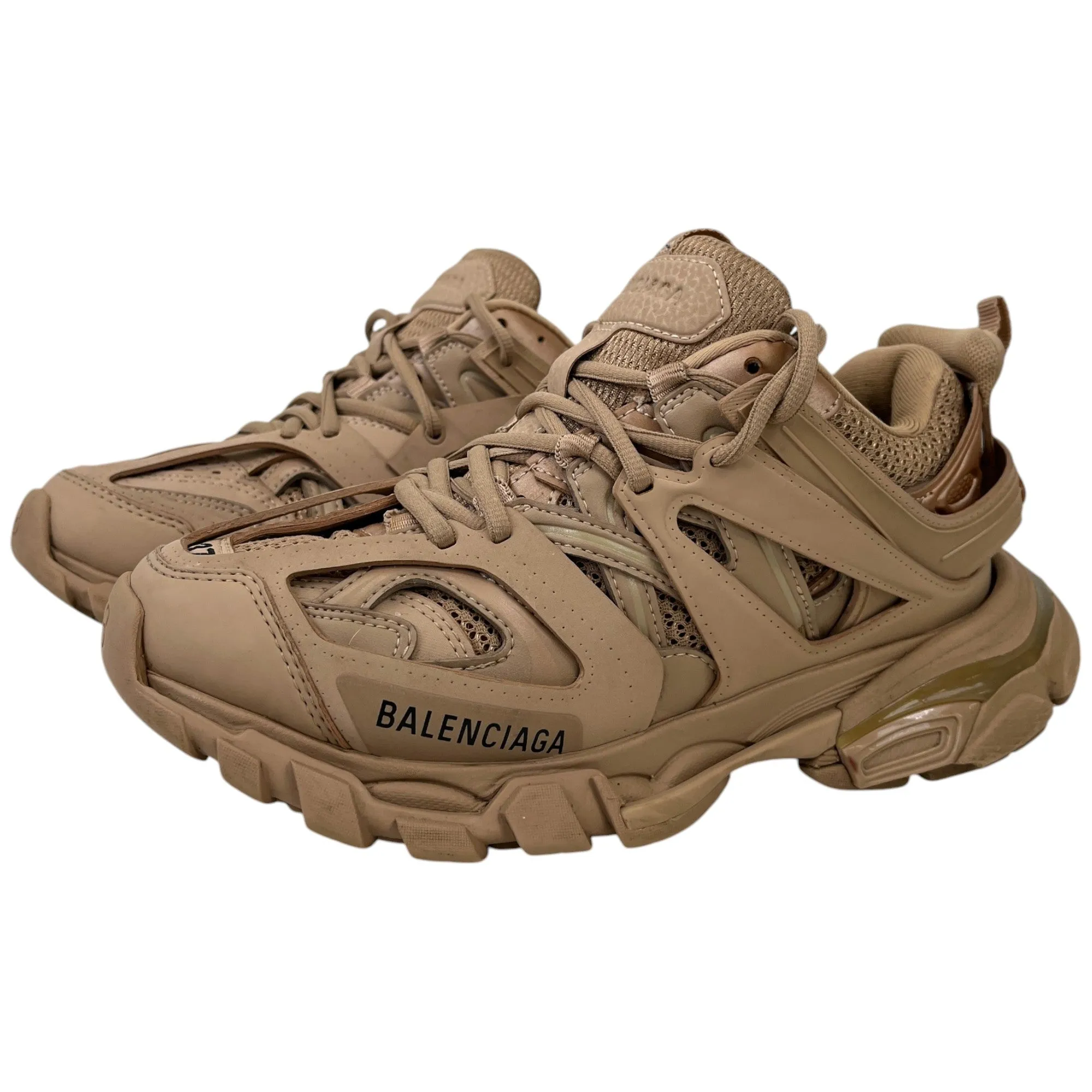 Women's Track Low Trainers Beige Size EU 37 / UK 4
